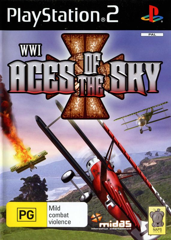 WWI: Aces of the Sky box art for Playstation 2